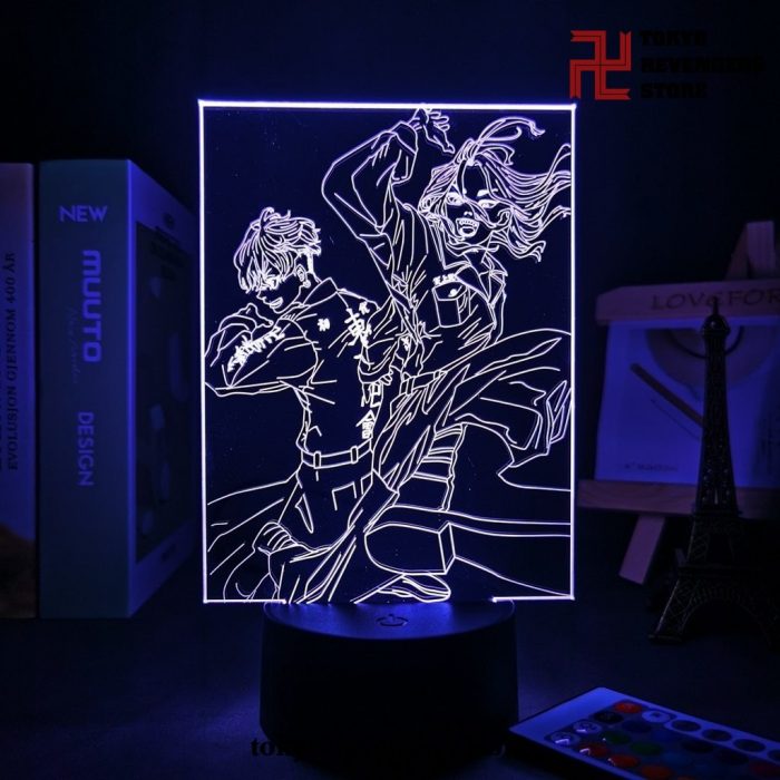 Tokyo Revengers Mikey And Draken 3D Led Lamp