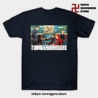 Tokyo Revengers Retro T-Shirt Navy Blue / S