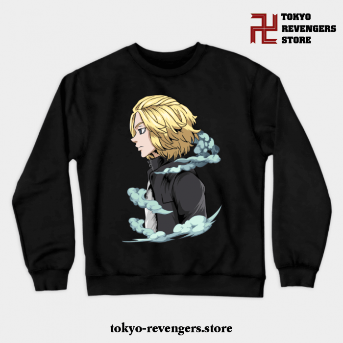 Tokyo Revengers - Sano Manjiro Clouds Crewneck Sweatshirt Black / S