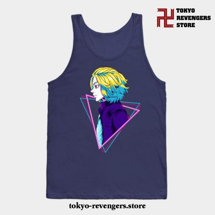 Tokyo Revengers Sano Manjiro Tank Top Navy Blue / S