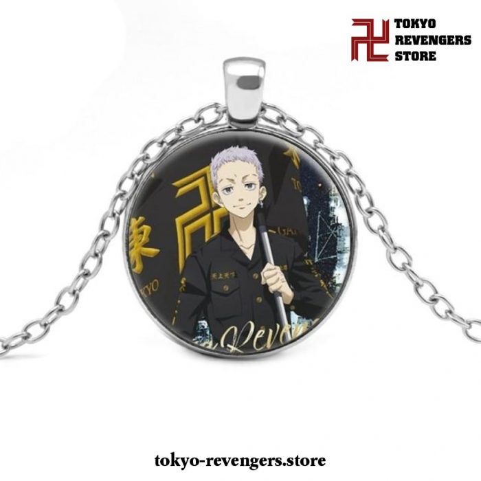 Tokyo Revengers Silver Glass Necklace 2