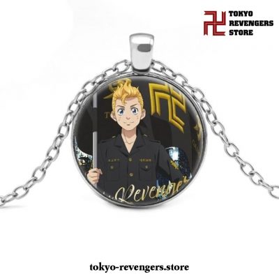 Tokyo Revengers Silver Glass Necklace 4