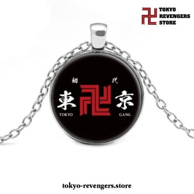 Tokyo Revengers Silver Glass Necklace 8