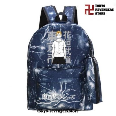 Tokyo Revengers Takemichi Hanagaki Teenager School Backpack Army Green