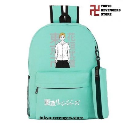 Tokyo Revengers Takemichi Hanagaki Teenager School Backpack Blue