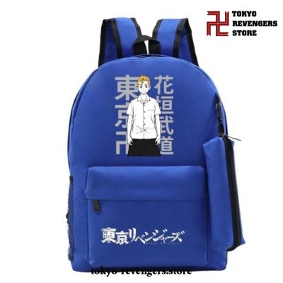Tokyo Revengers Takemichi Hanagaki Teenager School Backpack Orange