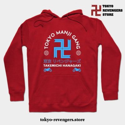 Tokyo Revengers Takemichi Hoodie Red / S