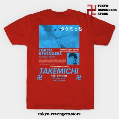 Tokyo Revengers Takemichi T-Shirt Red / S