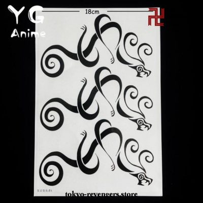 Tokyo Revengers Tattoos Cosplay Sticker 18Cm