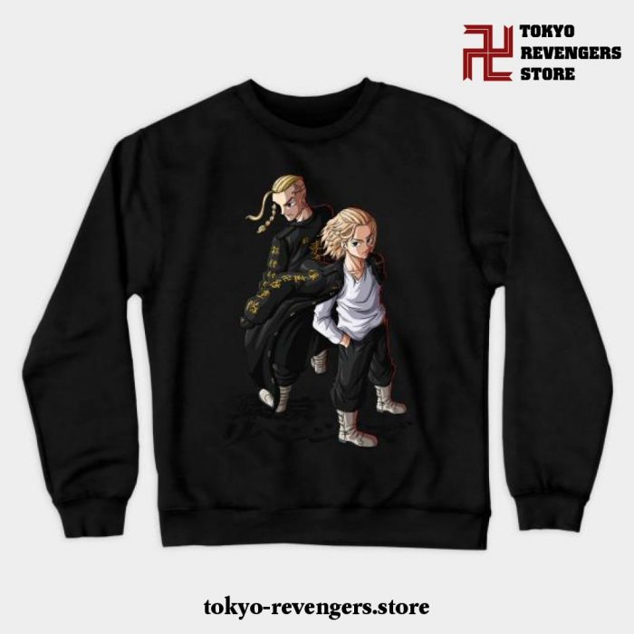 Tokyo Revengers Time Crewneck Sweatshirt Black / S