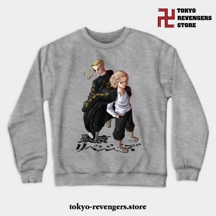 Tokyo Revengers Time Crewneck Sweatshirt Gray / S