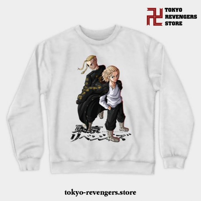 Tokyo Revengers Time Crewneck Sweatshirt White / S