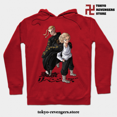 Tokyo Revengers Time Hoodie Red / S